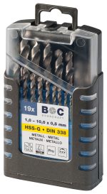 Borenset VG10 HSS-G DIN 338 // 1-10x0