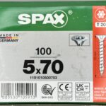 Spax Spaanplaatschroeven 5.0 x 70 mm T20 Voldraad - 100 stuks