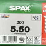 Spax Spaanplaatschroeven 5.0 x 50 mm T20 Voldraad - 200 stuks