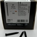 KKT Terrasschroeven 5x50 mm - Zwart T20 voldraad – 200 stuks