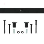 Verlengrail 900 mm zwart in combinatie te gebruiken met de overige schuifdeurmodellen