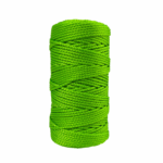 Metselkoord nylon fluor groen (2mm),100 meter per rol