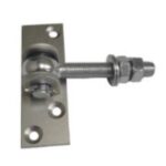 Plaat met draadstang 120x50x6 mm - RVS