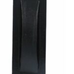 Komgreep infreesmodel zwart recht 120x40x3 mm