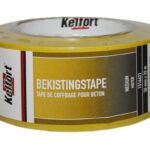 Bekistingstape geel heavy duty 50 mm x 33 m - per rol