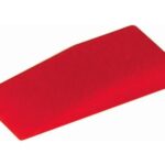 Stelwiggen Kunststof 40 x 23 x 5 mm Rood - 450 stuks in kunststof bak