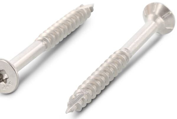 RVS Schroeven 6,0 x 100 mm T25 – RVS A2 – 100 stuks