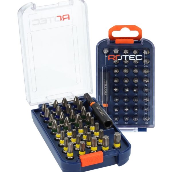 Rotec OPTI-LINE 34-delig bit-set met bithouder