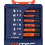 Rotec impact bitset 50 mm torx 6 delig